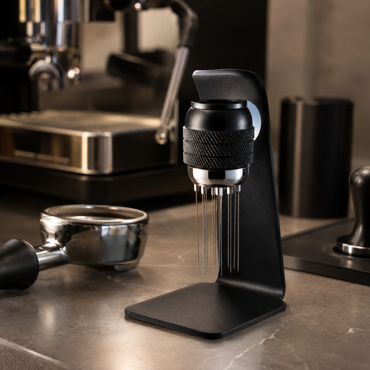 Distribuidor para Maquina Espresso con Agujas y Soporte
