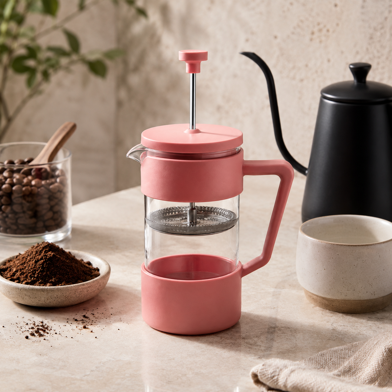 Metodo Cafe Prensa Francesa Salmon 350 ml