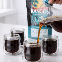 Cafetera Chemex 6 tazas Mango Cristal Azul Zafiro