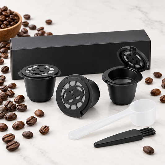 Capsulas Maquina Nespresso Reutilizables x3 | Cafe Maquina Espresso
