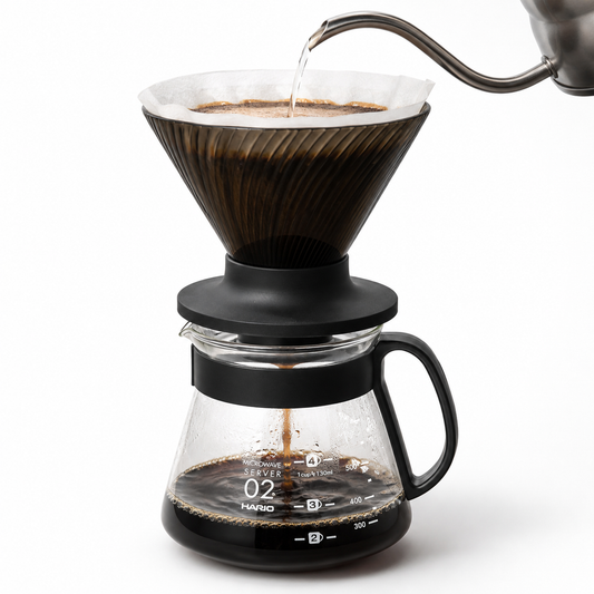 Kit HARIO V60 NEO 02 con Server y Filtros Originales x100