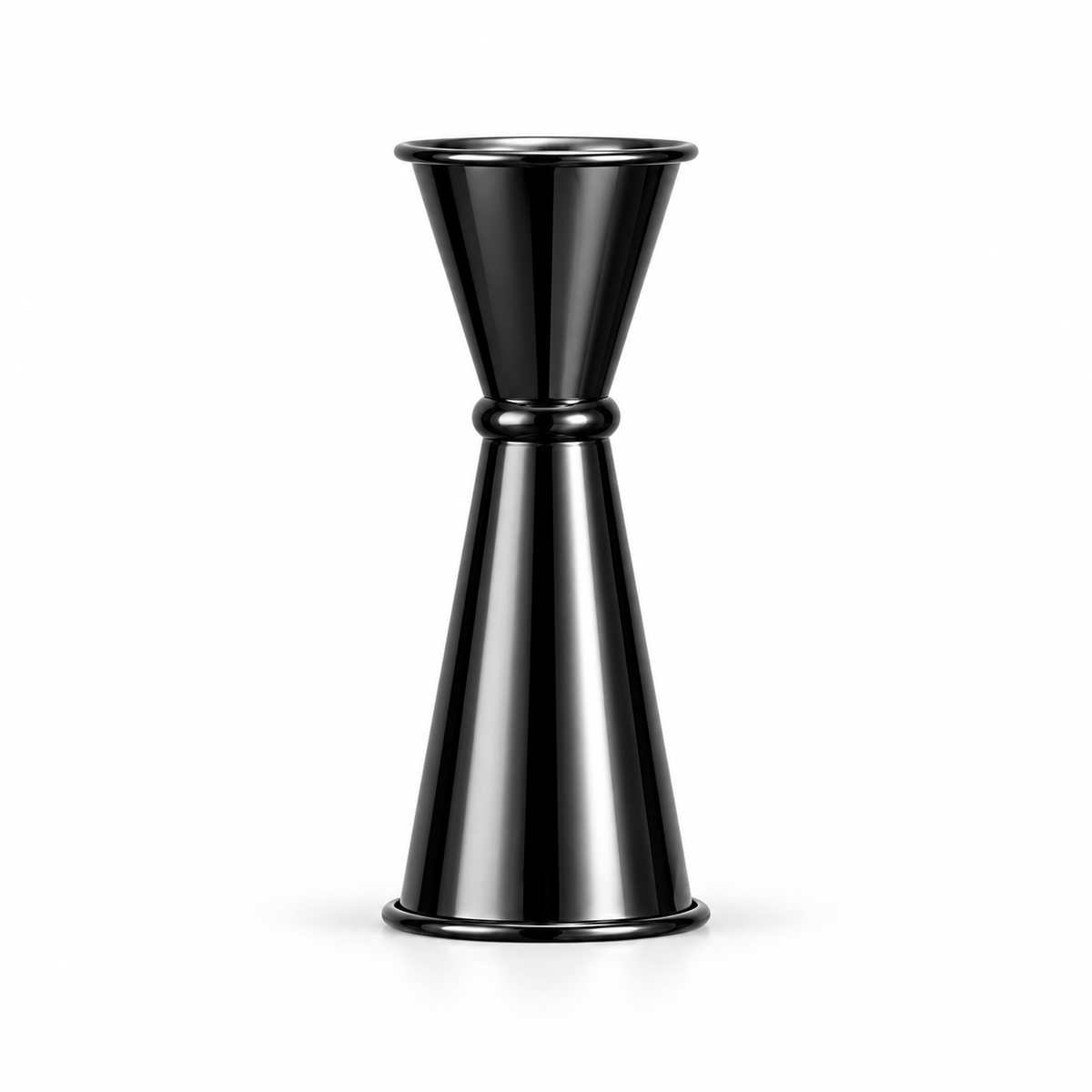 Jigger Medidor Doble Negro 1 Oz / 2 Oz para Coctelería