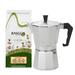 Combo Moka Italiana 9 Tazas + Cafe Insignia 250gr
