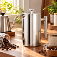 Prensa Francesa Mixpresso Acero Inoxidable con Termómetro 800ML