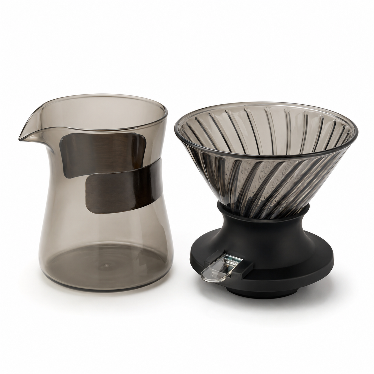 Kit Elegante Cafetera V60 Tipo Hario Switch con Server 400ml