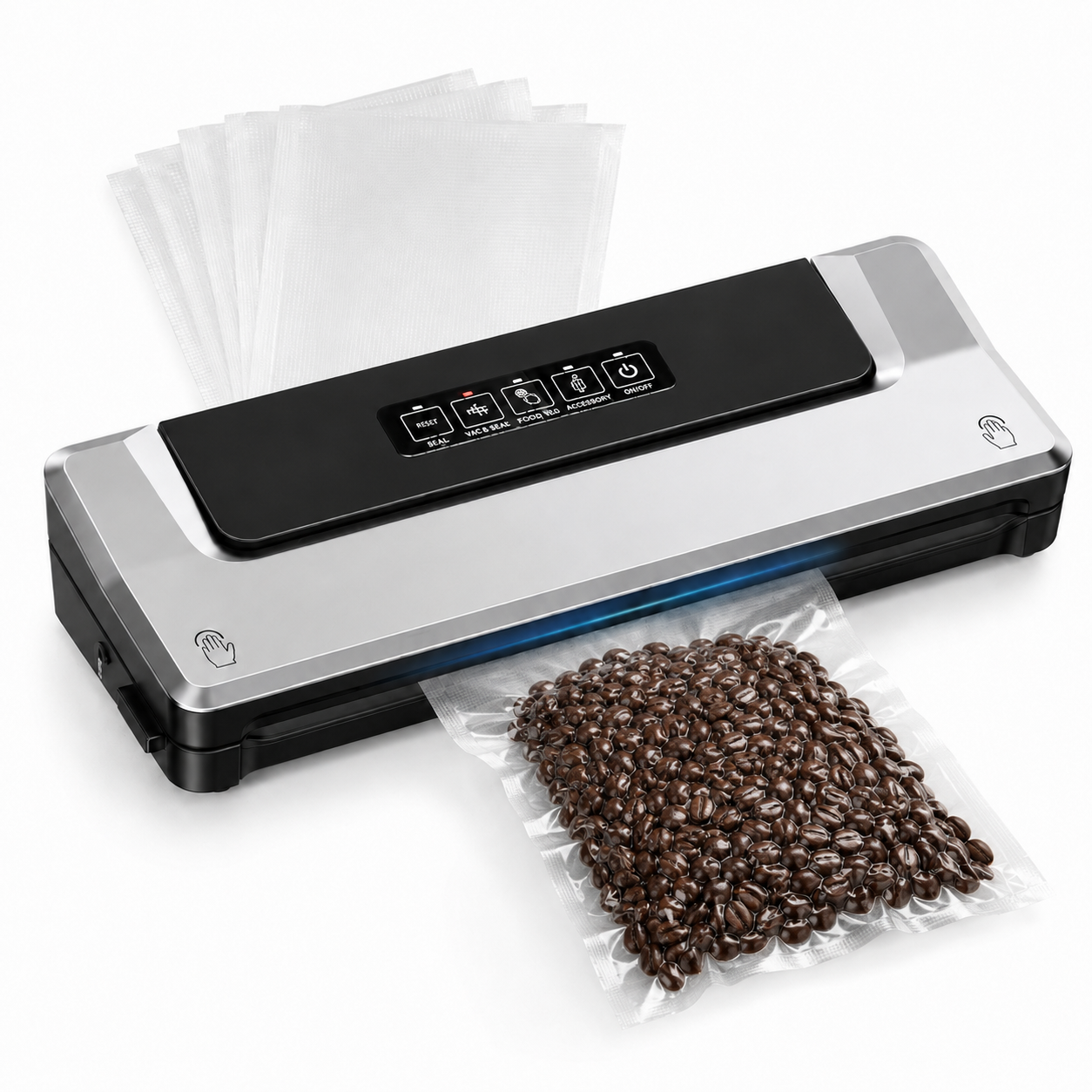 Maquina Empacadora Selladora al Vacio Multifuncional para Cafe y Alimentos