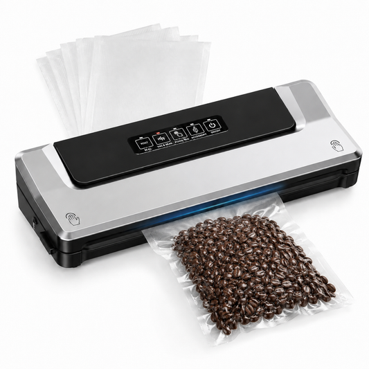 Maquina Empacadora Selladora al Vacio Multifuncional para Cafe y Alimentos