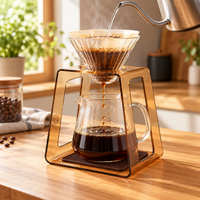 Base Metodo V60 Acrilica para Dripper Estacion Cafe Pour Over