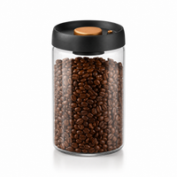 Recipiente Hermetico de Vidrio para Cafe 900 ml 30 Oz con Tapa