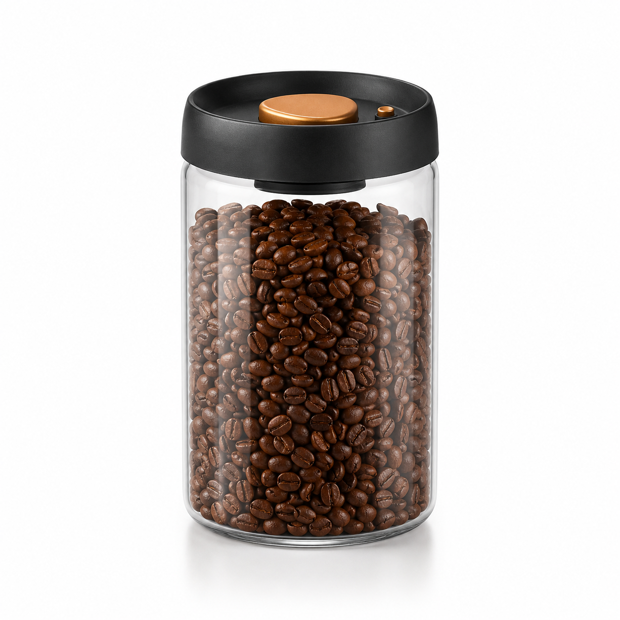 Recipiente Hermetico de Vidrio para Cafe 900 ml 30 Oz con Tapa