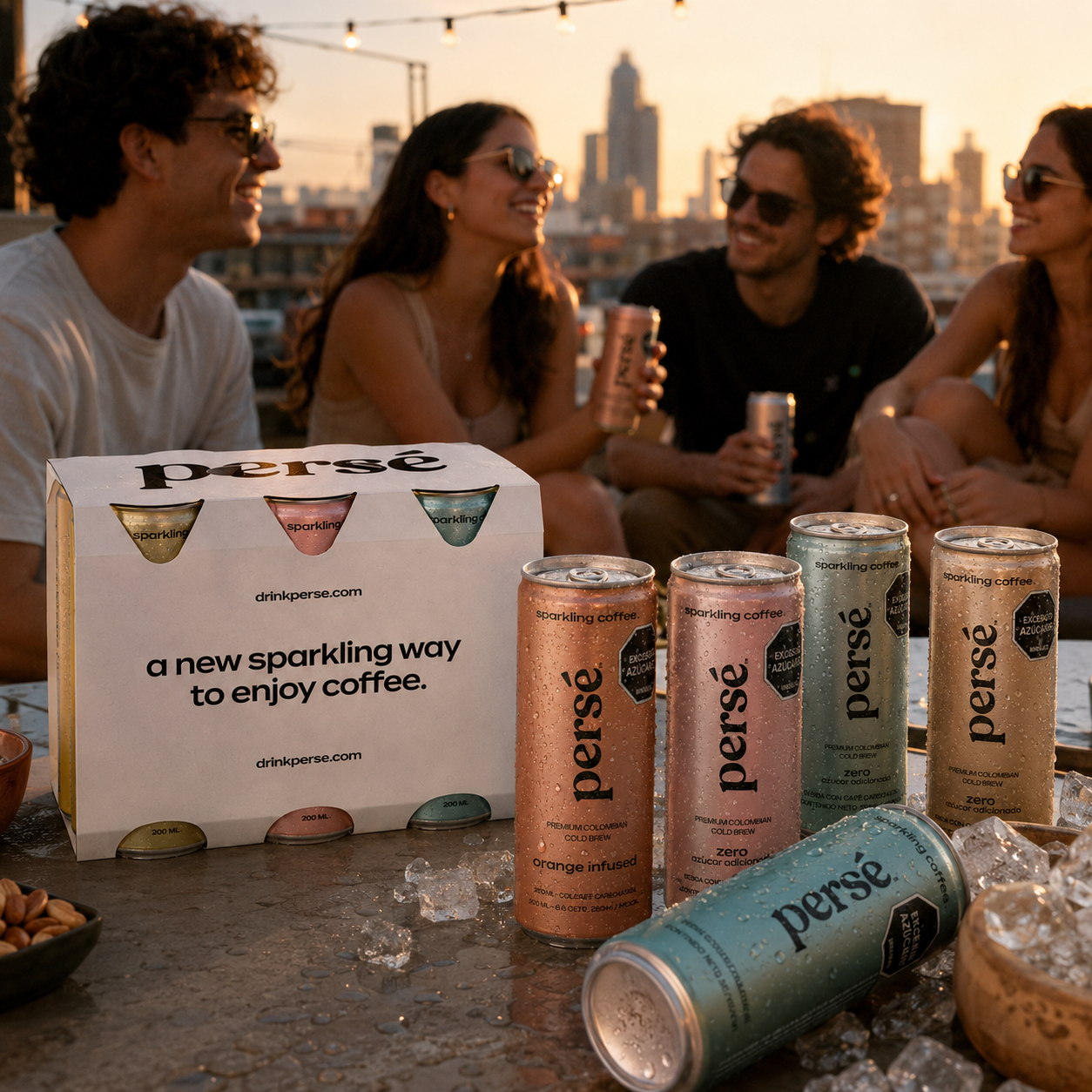 Six Pack de Cold Brew Enlatado Gasificado | Persé The Gang