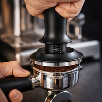 Tamper 53mm Dinamométrico Profesional Negro para Maquina Espresso