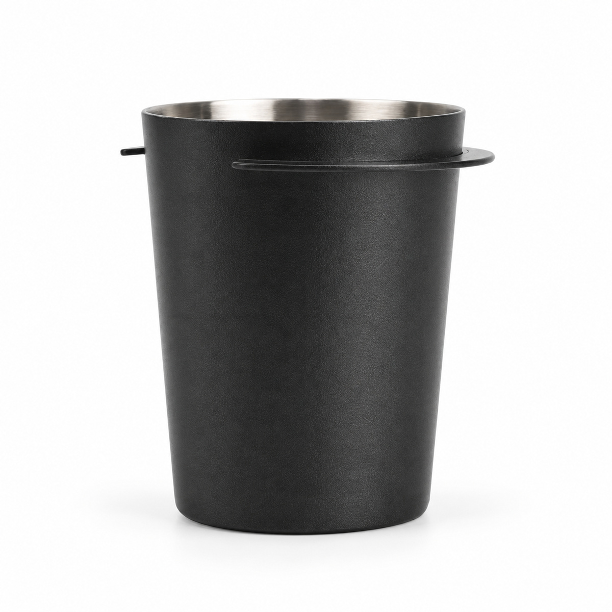 Dosificador de Cafe Espresso 58 mm en Acero Inoxidable Negro