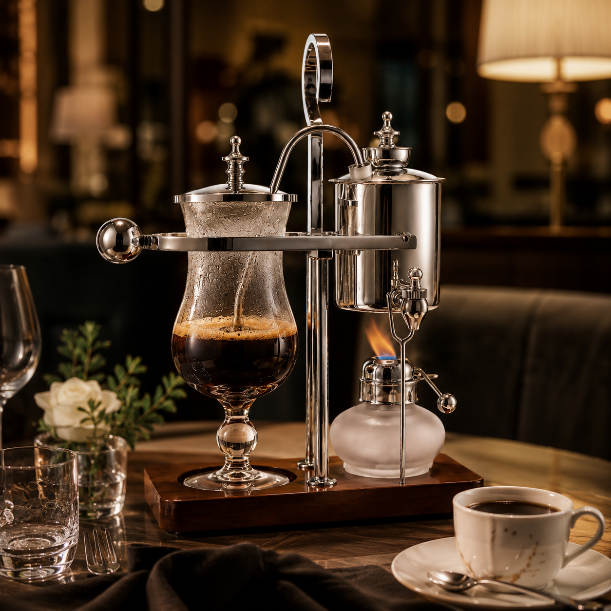 Cafetera Metodo Sifon Belga para Cafeterias y Negocios de Cafe