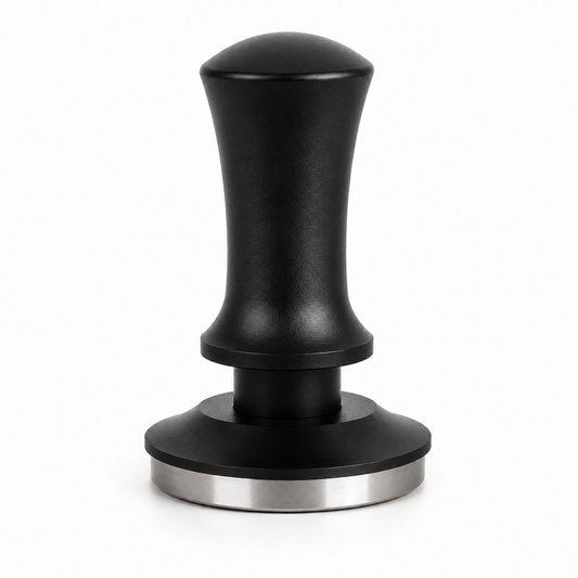 Tamper Maquina Espresso 58mm Calibrado Negro con Retorno