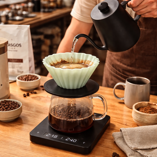 Cafetera Tipo Origami Dripper Air Plastico Libre BPA Color Verde Clear