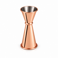 Jigger Medidor de Coctel Doble Oro Rosa