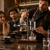 Cafetera Metodo Sifon Belga para Cafeterias y Negocios de Cafe