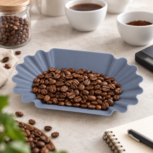 Bandeja Catacion Cafe Gris Para Muestras Y Analisis De Granos
