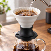 Cafetera V60 Dripper Tipo Hario Switch Ceramica Blanco | Metodo Cafe por Inmersion