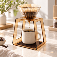 Base Metodo V60 Acrilica para Dripper Estacion Cafe Pour Over