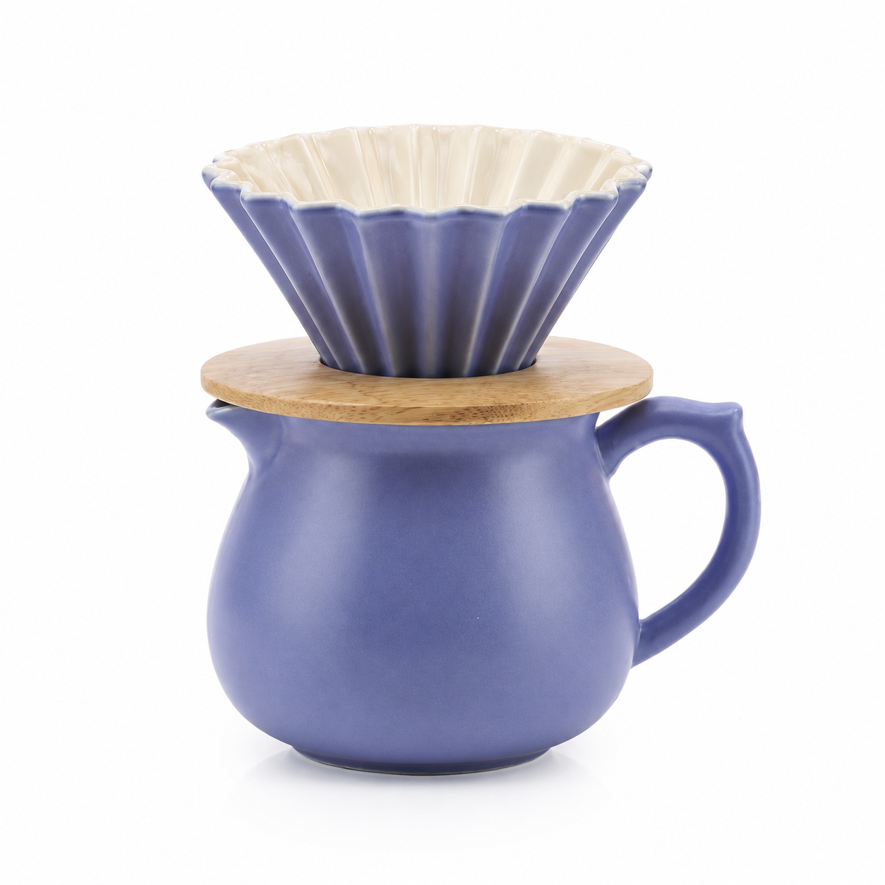 Set Ceramica Metodo Origami Cafetera V60
