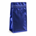 Bolsa Azul Metalizada Empaque para Cafe 250 g con Valvula y Zipper x 50 Unidades