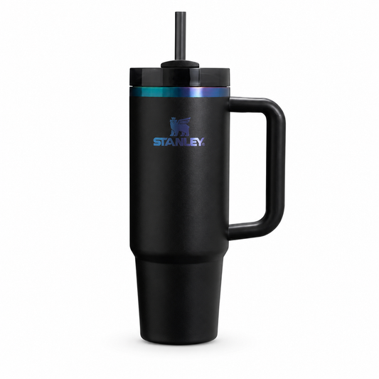 Vaso Termo Stanley Quencher H2.0 30 Oz Black Chroma 887 ml
