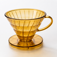 Cafetera Manual Tipo V60 02 Ambar | Cono para Cafe Filtrado