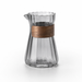 Servidor de Cafe y Jarra de Vidrio con Mango de Madera 400ml