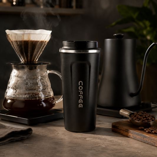 Termo Vaso para Cafe 510 ml Negro