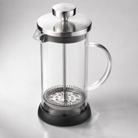Metodo Cafetera Prensa Francesa de Vidrio Resistente Transparente 350ml