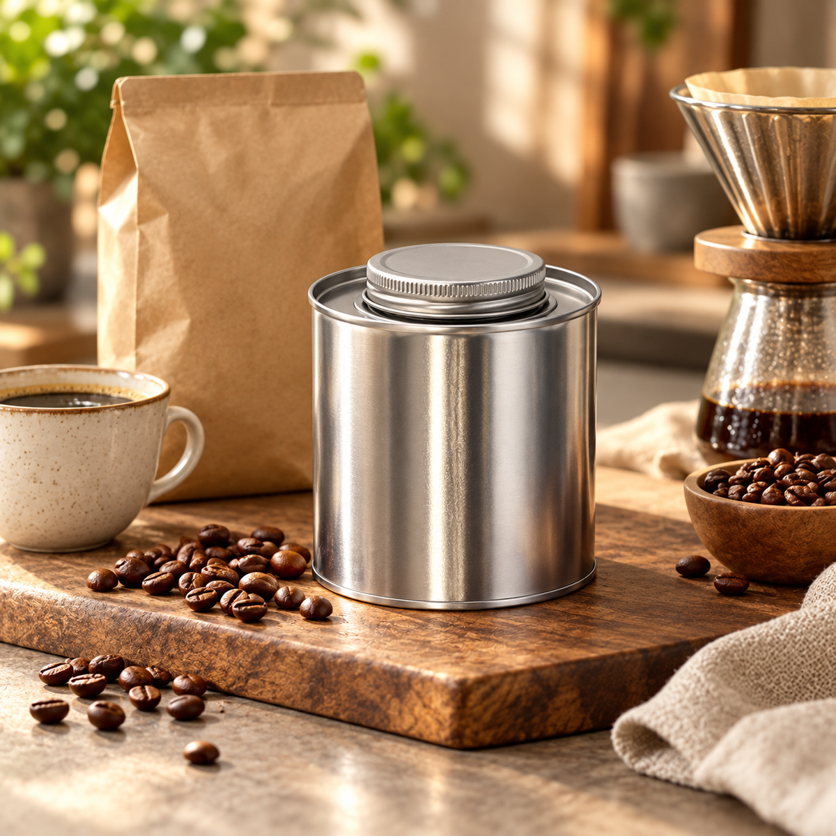 Lata Cabilock Redonda Empaque para Cafe 300 g