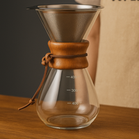 Kit Chemex 400ml Filtro Acero Inoxidable y Café Especial