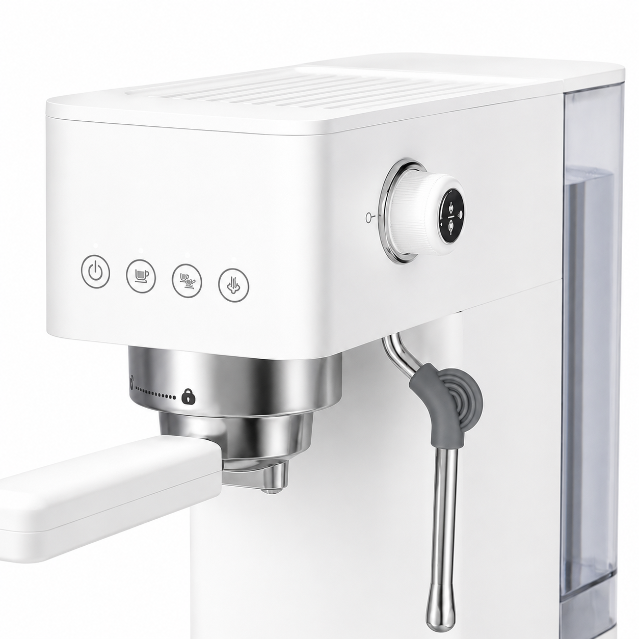 Cafetera Maquina Espresso AMZCHEF 20 Bares con Vaporizador de Leche