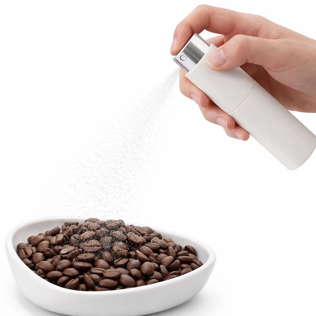 Atomizador Agua Spray para Cafe en Grano Reducir Estatica