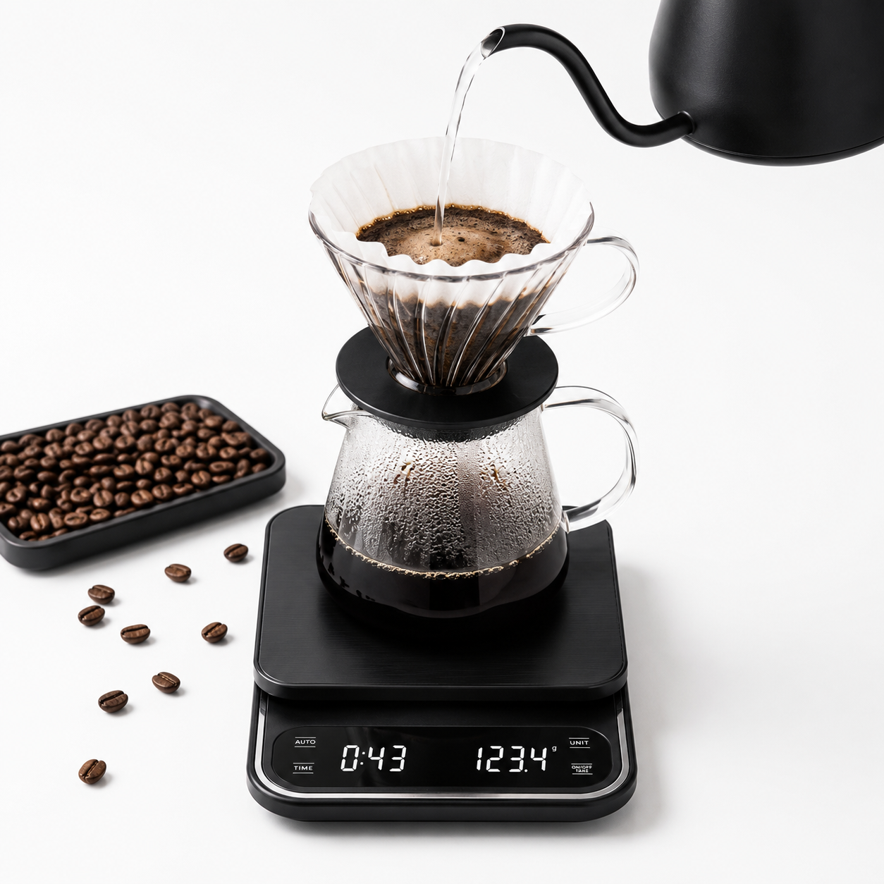 Gramera Profesional con Temporizador 0.1g hasta 3 Kg