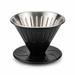 Cafetera Dripper V60 02 Acero Negro para Cafe Filtrado