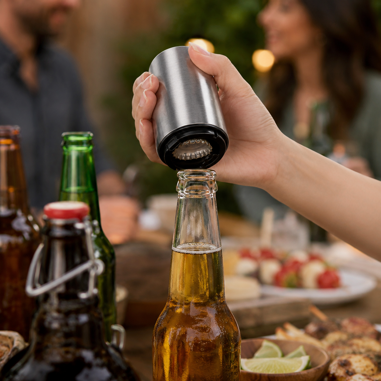 Destapador Abrebotellas Automático Magnético para Botellas
