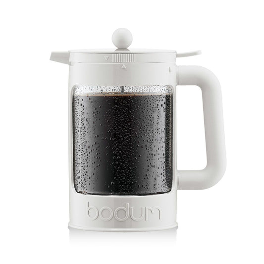 Cafetera BODUM Bean Infusion Cold Brew Doble Tapa 1.5L Blanca