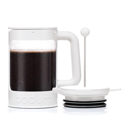 Cafetera BODUM Bean Infusion Cold Brew Doble Tapa 1.5L Blanca