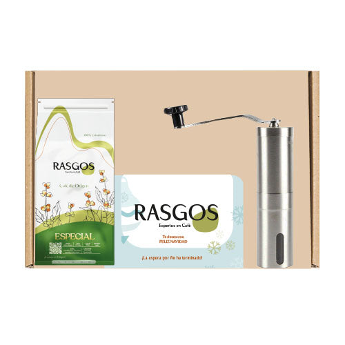 Kit Arriero: Molino Manual + Café Rasgos