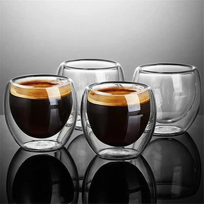 Kit V60 para Compartir | Cafetera V60-02 + 2 Vasos de Doble Fondo 80 ml + Server 01 + Café Insignia + Caja Tipo Regalo