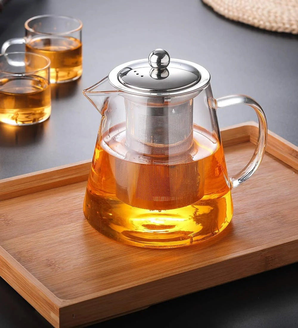 Tetera Cafetera Cristal Vidrio Borosilicato 750ML