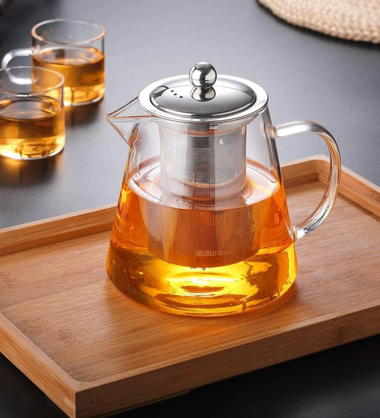 Tetera Cafetera Cristal Vidrio Borosilicato 750ML