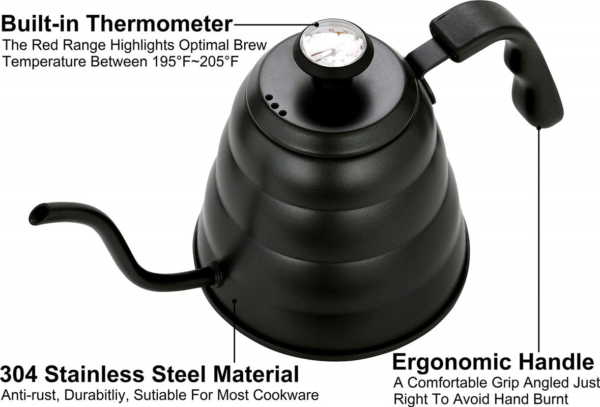 Jarra Cuello de Cisne Negra 1200ml