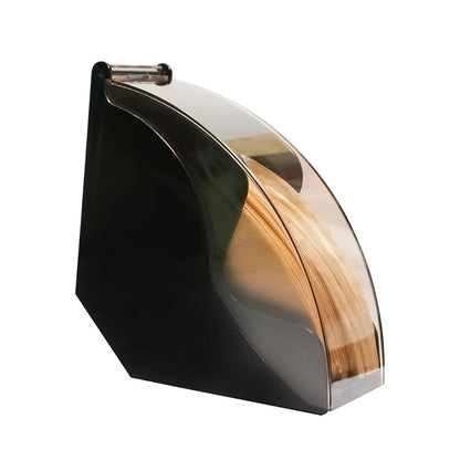 Soporte Negro de Almacenamiento para Filtros para Café