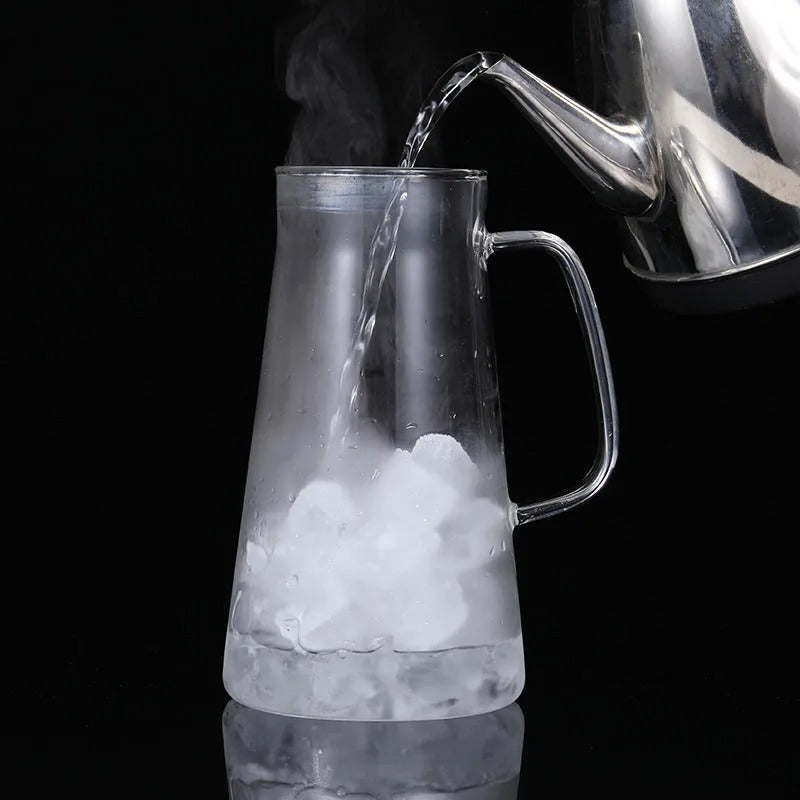 Jarra con Filtro en Acero Inoxidable para Cold Brew e Infusiones Aromáticas 1 Litro y Medio