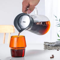 Jarra con Filtro en Acero Inoxidable para Cold Brew e Infusiones Aromáticas 1 Litro y Medio