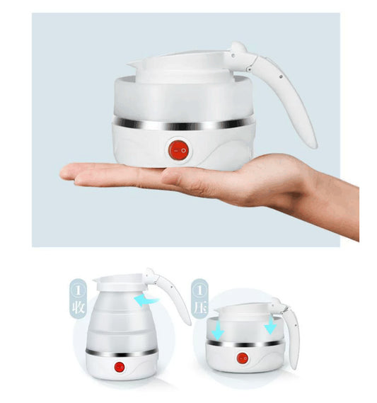 Calentador Hervidor de Agua Plegable Eléctrico Viajero 600ml